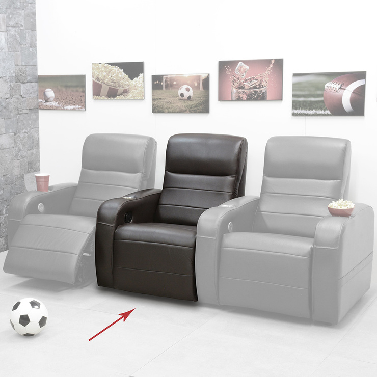 Distinción, Diamante, reclinable lateral, manual, café — Imagen 1 de 3