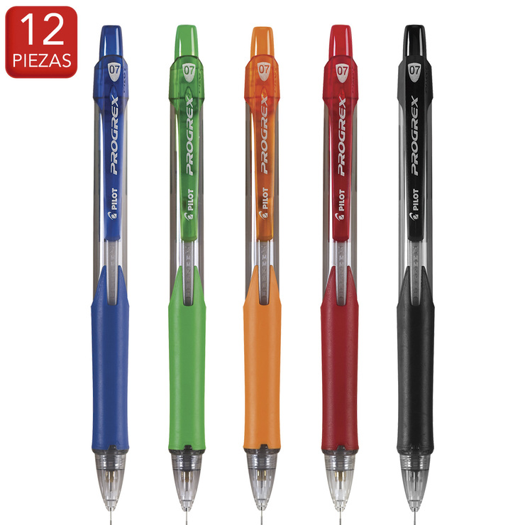 Pilot Progrex lapicero mecánico 0.7mm varios colores