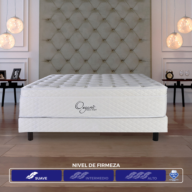 Spring Air, Colchón y Base, Queen Size, Natural Comfort — Imagen 1 de 4