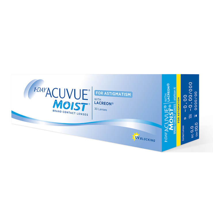 Lentes de Contacto 1 Day ACUVUE® MOIST para Astigmatismo