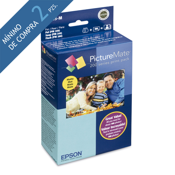 Epson paquete de impresión para 100 fotografias acabado mate