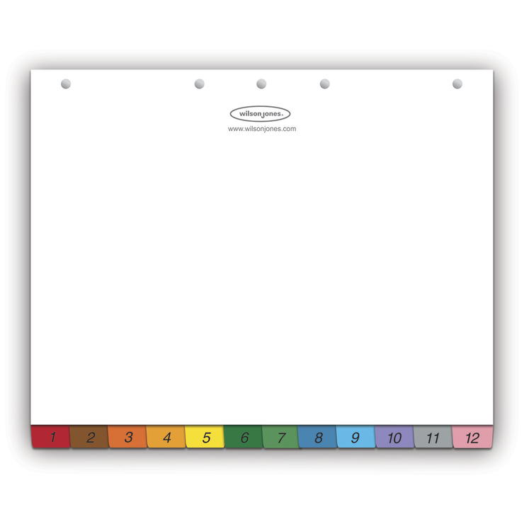 Wilson Jones Separadores 12 Divisiones Formato Vertical u Horizontal — Imagen 2 de 2