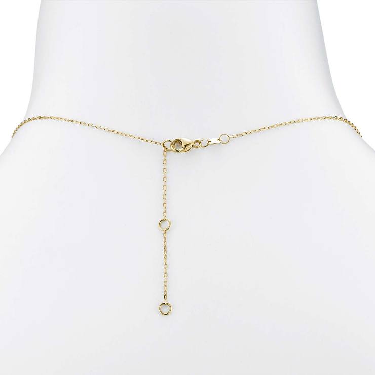 Dije de Perla con Cadena, Oro Amarillo, 14kt  — Imagen 4 de 4