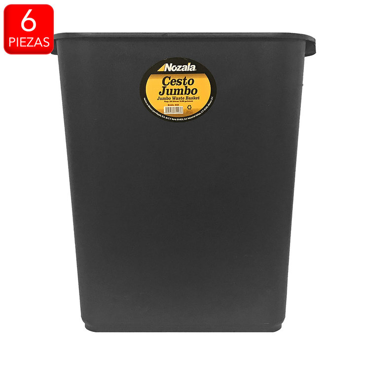 Nozala cesto jumbo negro sin asas — Imagen 1 de 3