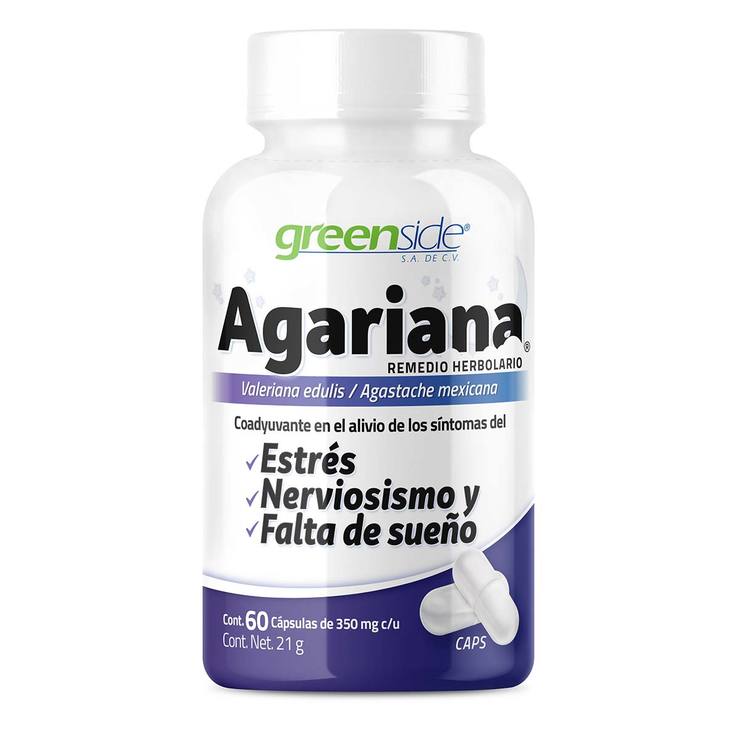 Greenside Agariana 120 Cápsulas  — Imagen 1 de 2