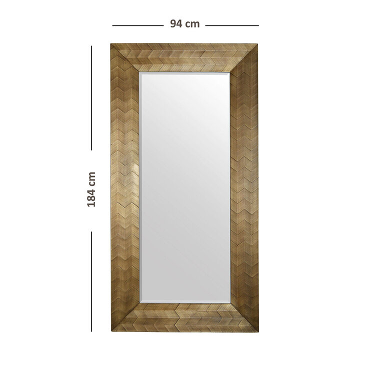 Luvi Home Espejo De Pared Passaggi Oro — Imagen 3 de 4