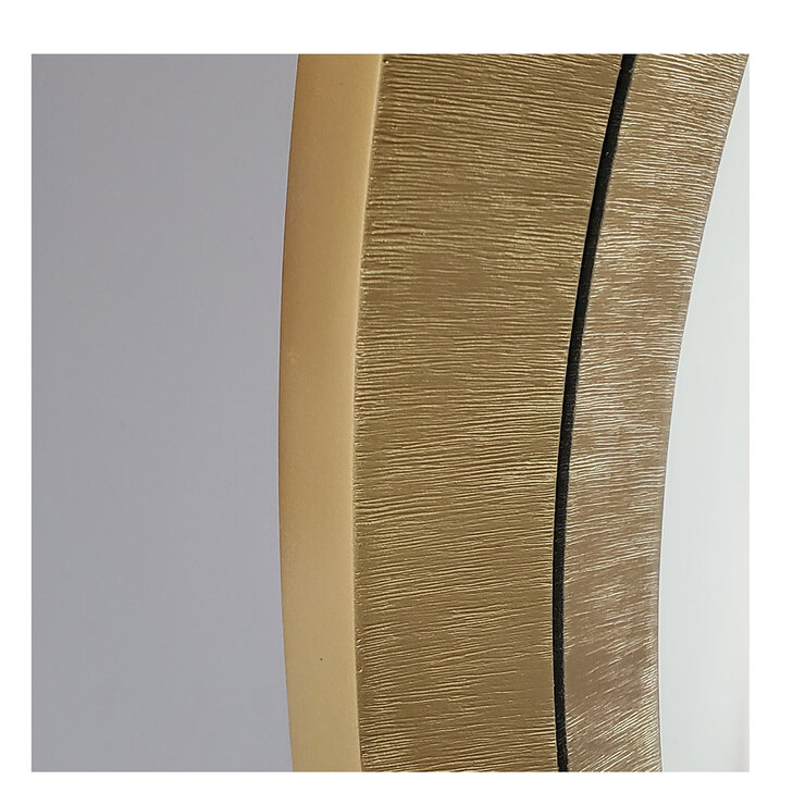 Luvi Home Espejo de Pared Cerchio Oro — Imagen 3 de 4