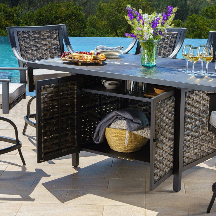 Veranda Classics Comedor Alto para Jardín de 7 Piezas — Imagen 3 de 4
