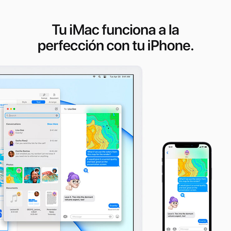Apple iMac 24" Chip M1 256GB Retina 4.5K Rosa — Imagen 4 de 4