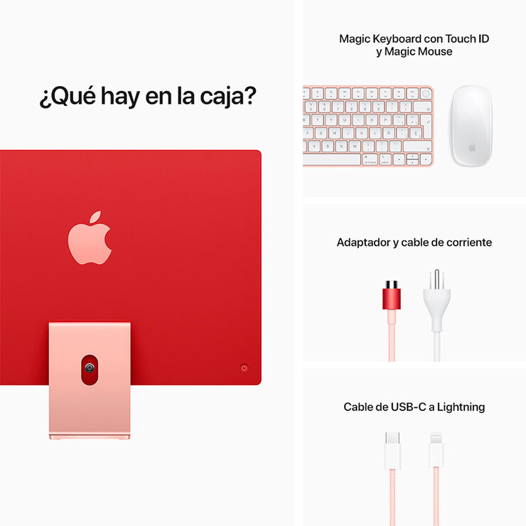 Apple iMac 24" Chip M1 512GB Retina 4.5K Rosa — Imagen 4 de 4