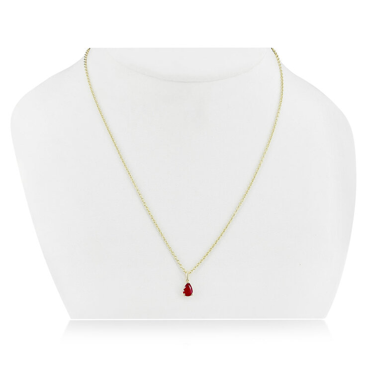 Collar de Rubi, Oro de 14K — Imagen 2 de 3