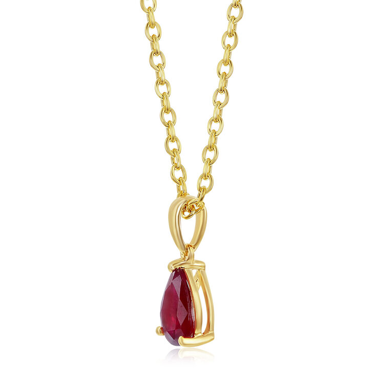 Collar de Rubi, Oro de 14K — Imagen 3 de 3