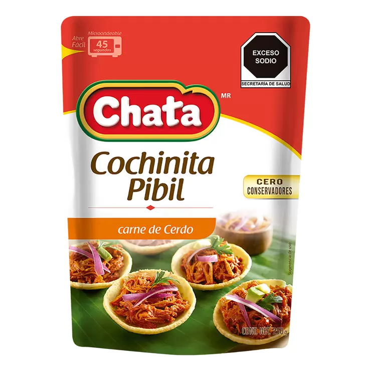 Chata Cochinita Pibil 4 sobres de 250 g — Imagen 2 de 3