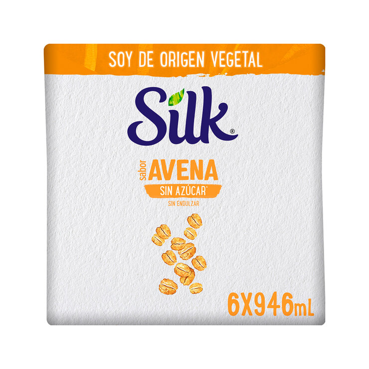 Silk Bebida de Avena sin Azúcar 6 pzas de 946 ml — Imagen 1 de 2