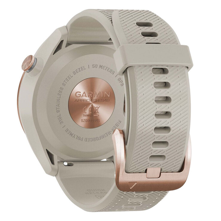 Garmin Reloj Inteligente Approach S42 Golf GPS Oro Rosado — Imagen 2 de 4