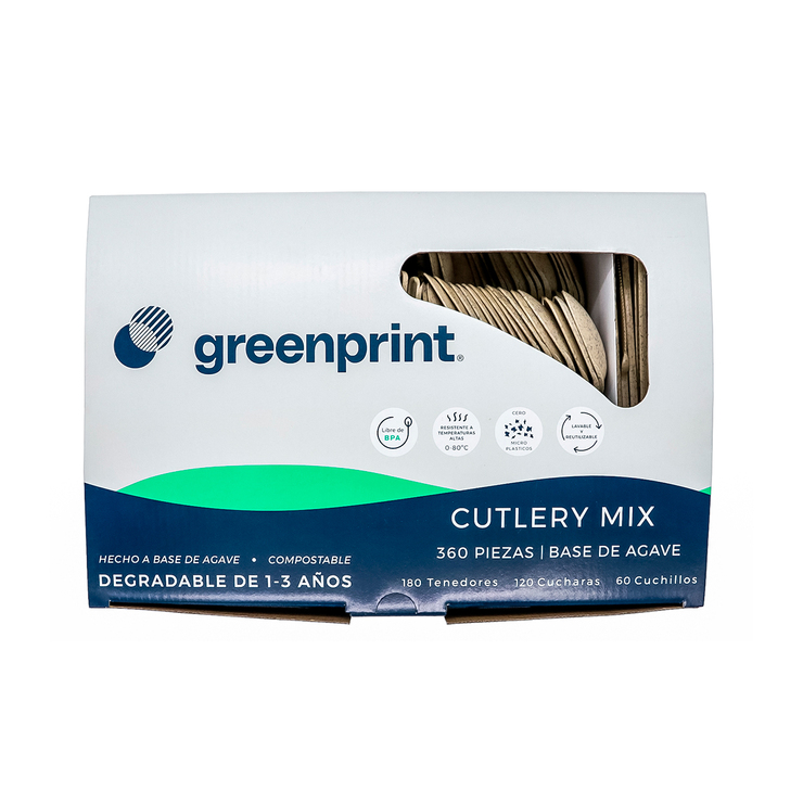 Greenprint Cubiertos Degradables 360 pzas — Imagen 1 de 4