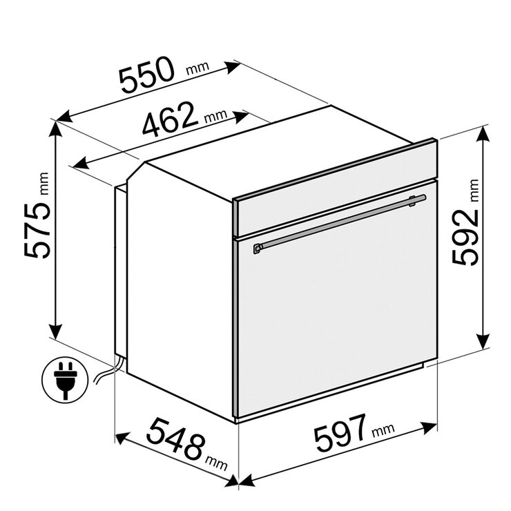 Horno eléctrico 60cm Smeg — Imagen 2 de 4