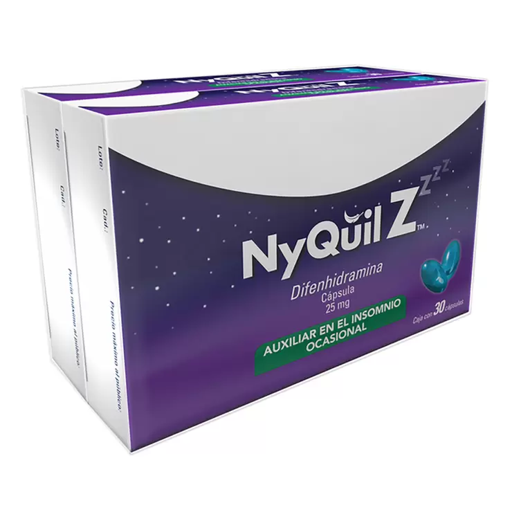 NyQuil Z 2 Cajas con 30 Cápsulas c/u — Imagen 2 de 3