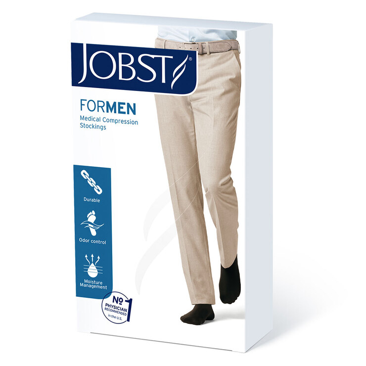 Jobst For Men Calceta de Compresión 8-15mmHg Color Negro — Imagen 1 de 2