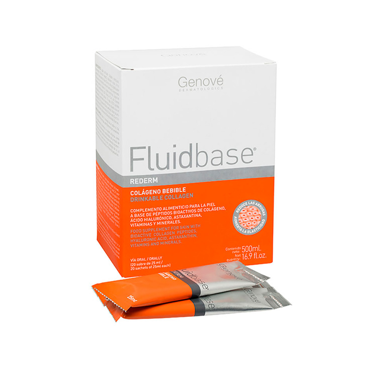 Genové Fluidbase Rederm 20 sobres de 25ml c/u — Imagen 2 de 2