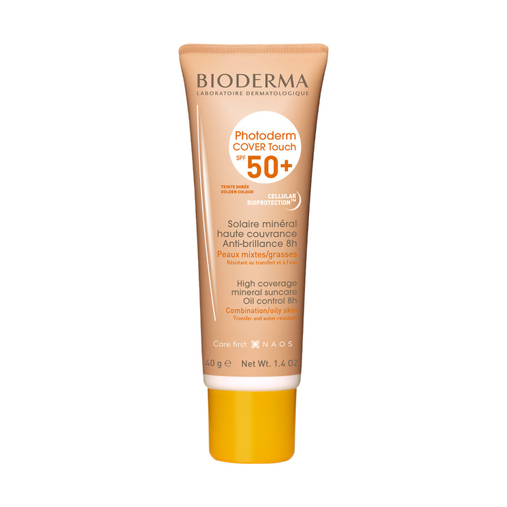 Bioderma Photoderm Cover Touch Dorado FPS 50+  — Imagen 2 de 4