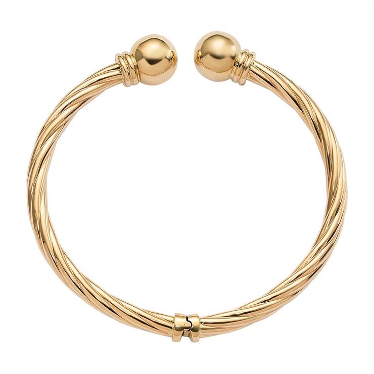 Brazalete, Oro Amarillo de 14kt  — Imagen 3 de 4
