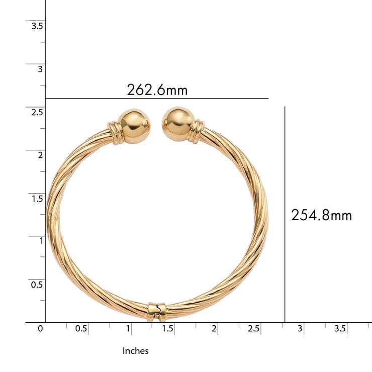 Brazalete, Oro Amarillo de 14kt  — Imagen 4 de 4
