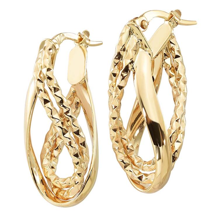Aretes, Oro Amarillo de 14kt — Imagen 2 de 4