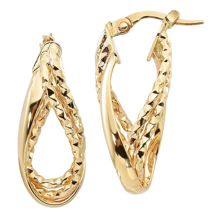 Aretes, Oro Amarillo de 14kt — Imagen 1 de 4