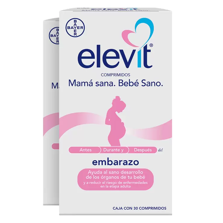 Elevit 2 Cajas de 30 Comprimidos