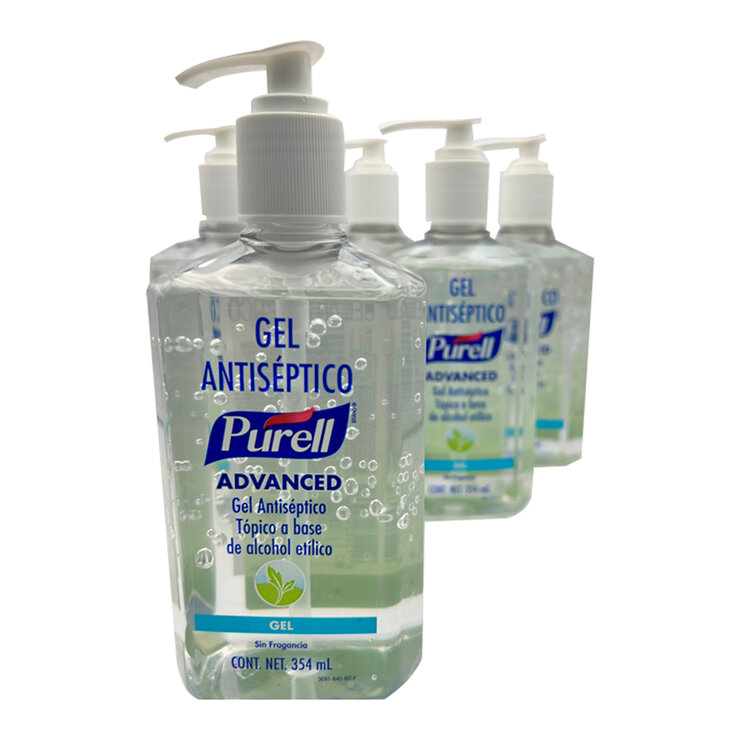 Purell Advanced Gel Alcohólico Antiséptico para Manos 6 pzas de 354 ml — Imagen 2 de 4