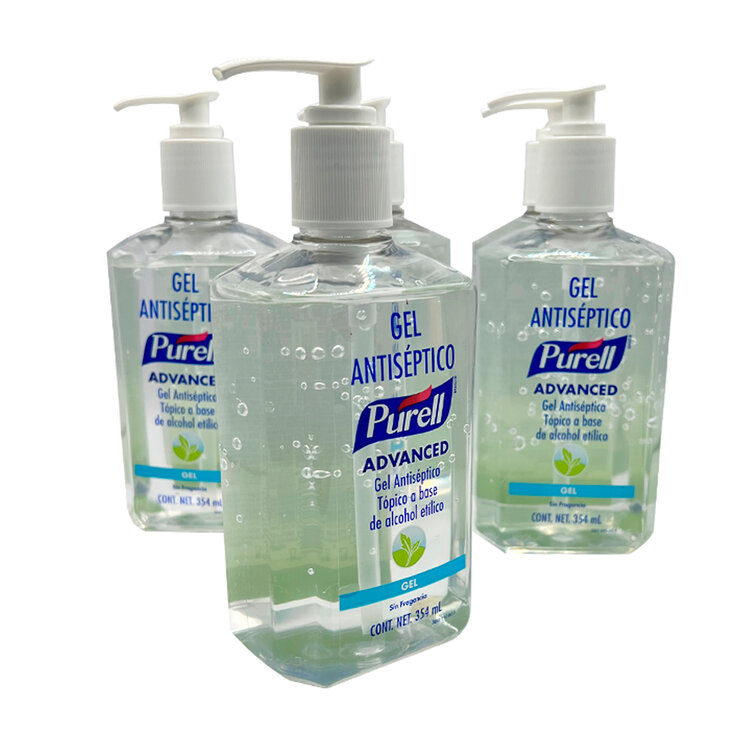 Purell Advanced Gel Alcohólico Antiséptico para Manos 6 pzas de 354 ml — Imagen 3 de 4
