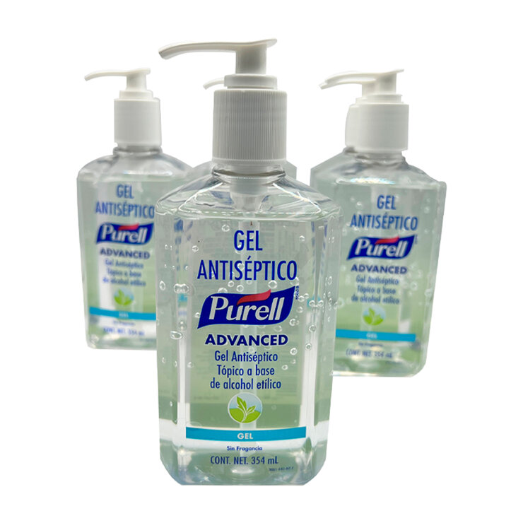Purell Advanced Gel Alcohólico Antiséptico para Manos 6 pzas de 354 ml — Imagen 4 de 4