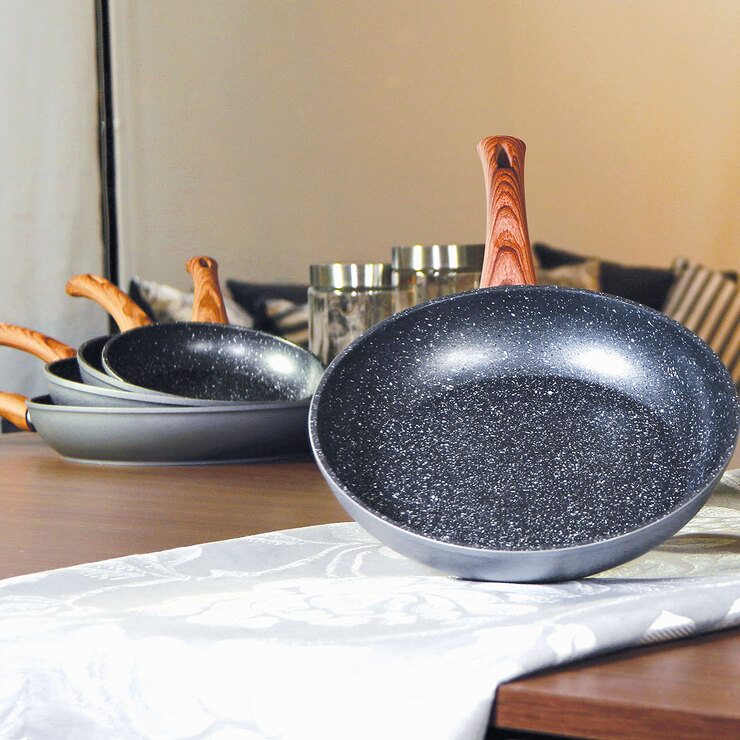 Westinghouse, Sartén de 30 cm de Mármol Granizado Gris — Imagen 1 de 4