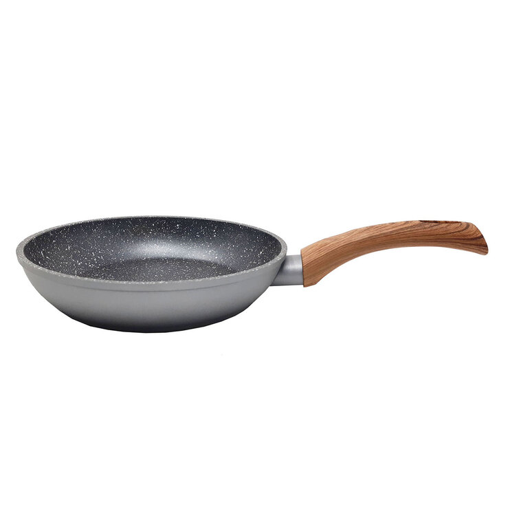 Westinghouse, Sartén de Marmol de 28cm, Gris con Madera — Imagen 3 de 3
