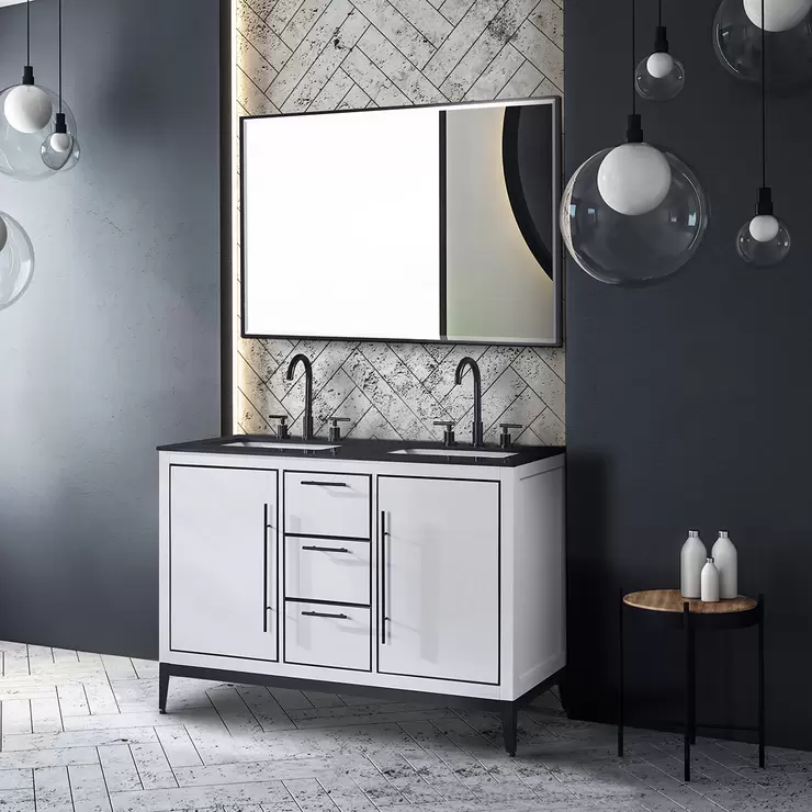 15West, Gabinete para Baño Doble Roberta 48" — Imagen 1 de 4