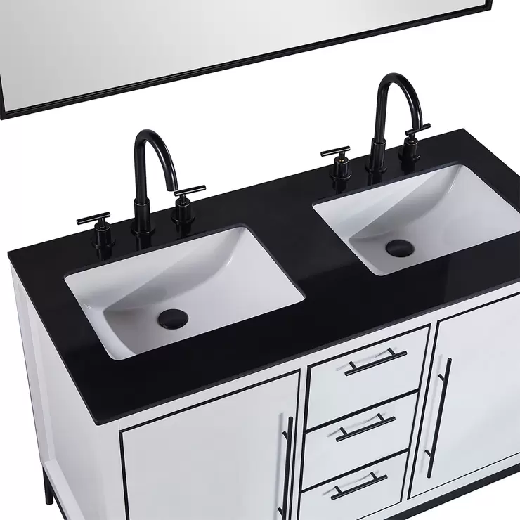 15West, Gabinete para Baño Doble Roberta 48" — Imagen 4 de 4