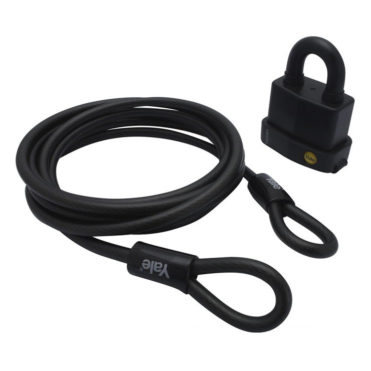 Yale, Cable de Acero con Candado 11.2x4500 mm  — Imagen 1 de 2