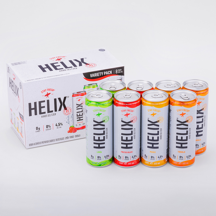 Hard Seltzer Helix 8/355 ml — Imagen 1 de 3