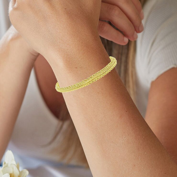 Pulsera, Mixto, Oro Amarillo de 14K — Imagen 2 de 3