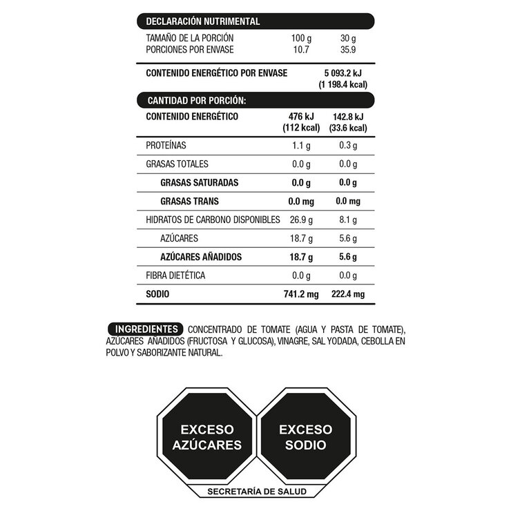 Heinz Ketchup 2 pzas de 1.07 kg — Imagen 3 de 3