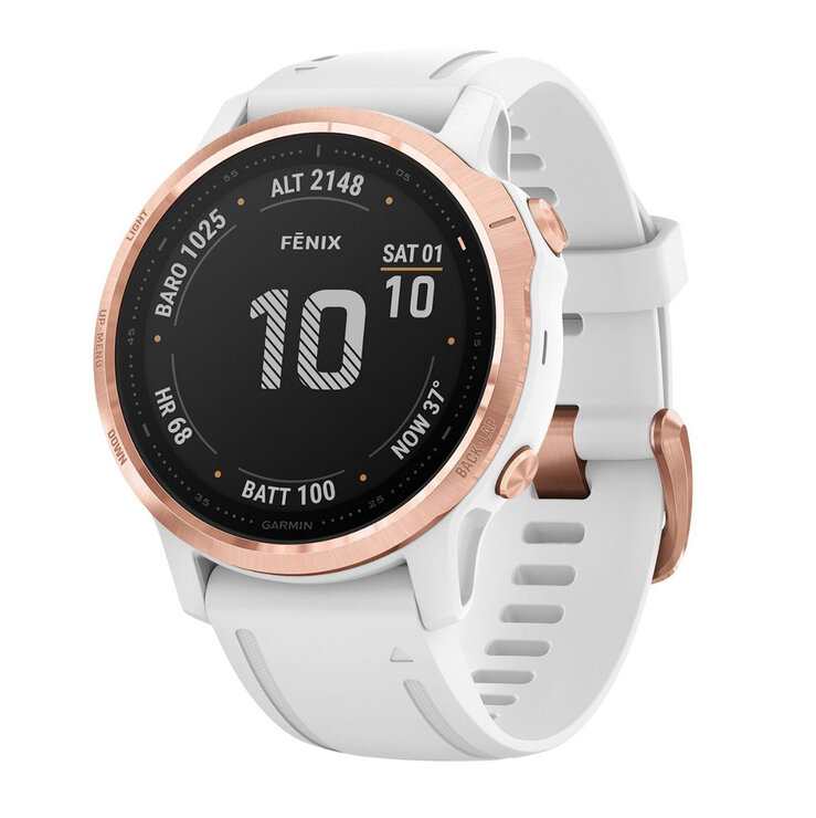 Garmin Smartwatch Fenix 6S Pro 42MM Con GPS Color Rose Gold/Blanco — Imagen 1 de 4