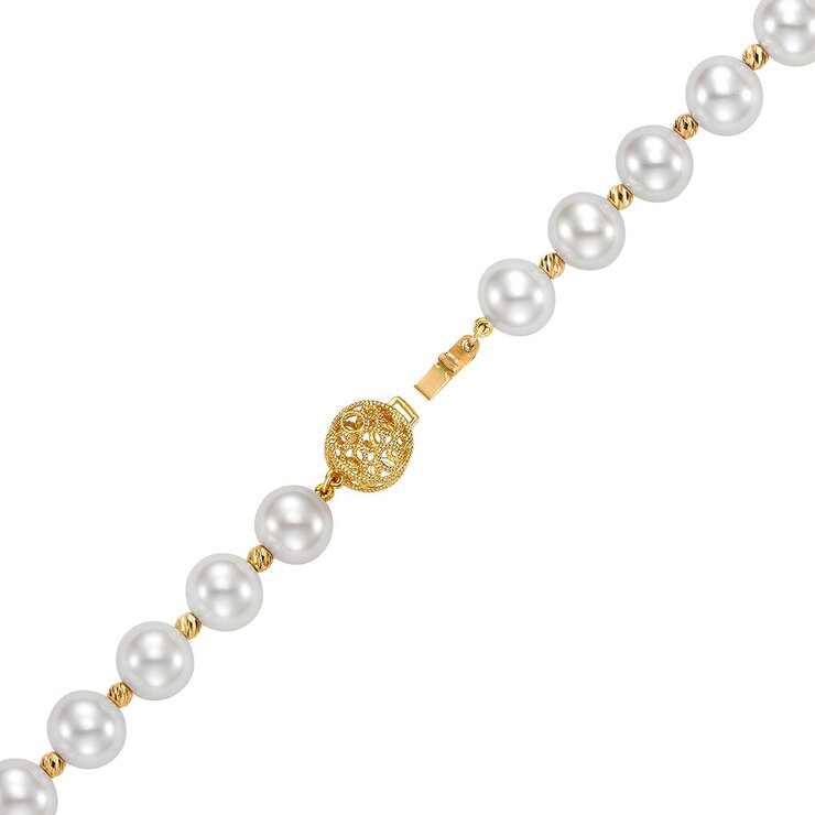 Pulsera de Perlas, Oro de 14K — Imagen 2 de 4