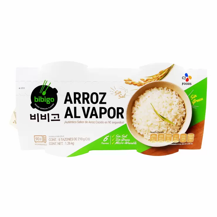 Bibigo Arroz al Vapor Blanco 6 pzas de 210 g — Imagen 4 de 4