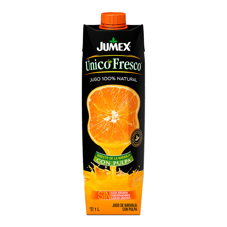Jumex Único Fresco Jugo de naranja 6 pack 1 Lt   — Imagen 3 de 3