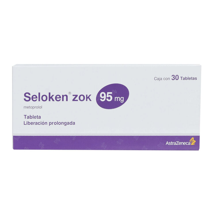 Seloken Zok 95mg 30 Grageas  — Imagen 1 de 3
