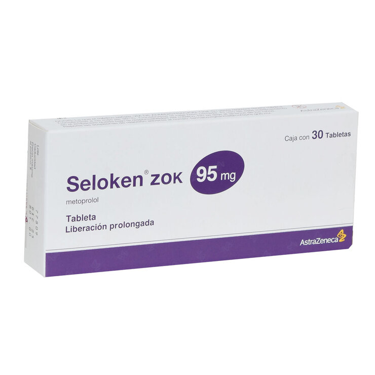 Seloken Zok 95mg 30 Grageas  — Imagen 2 de 3