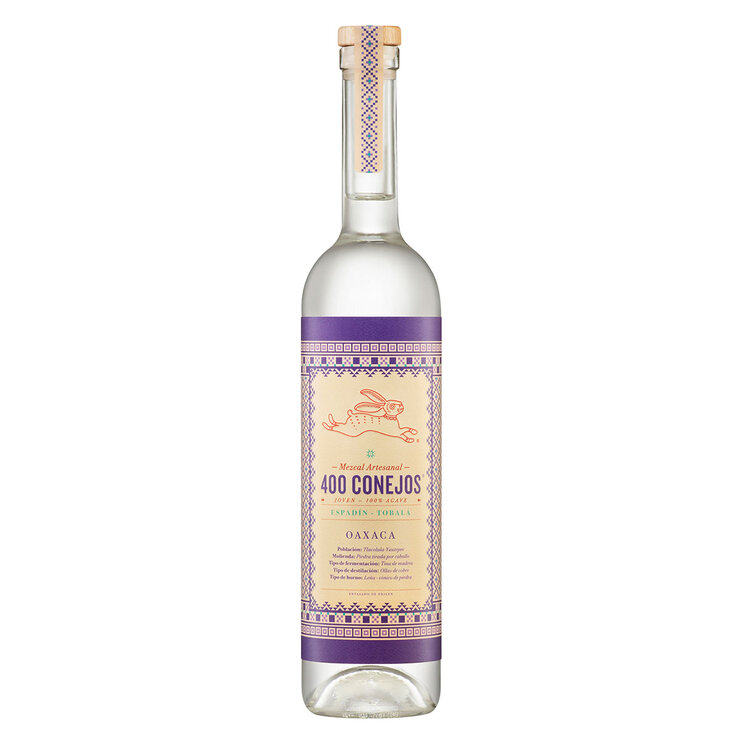 Mezcal 400 Conejos Espadín Tobalá 750 ml — Imagen 1 de 2