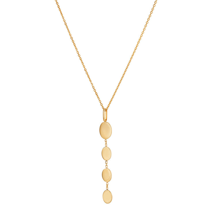 Dije, Óvalos, Oro Amarillo de 14K — Imagen 1 de 4
