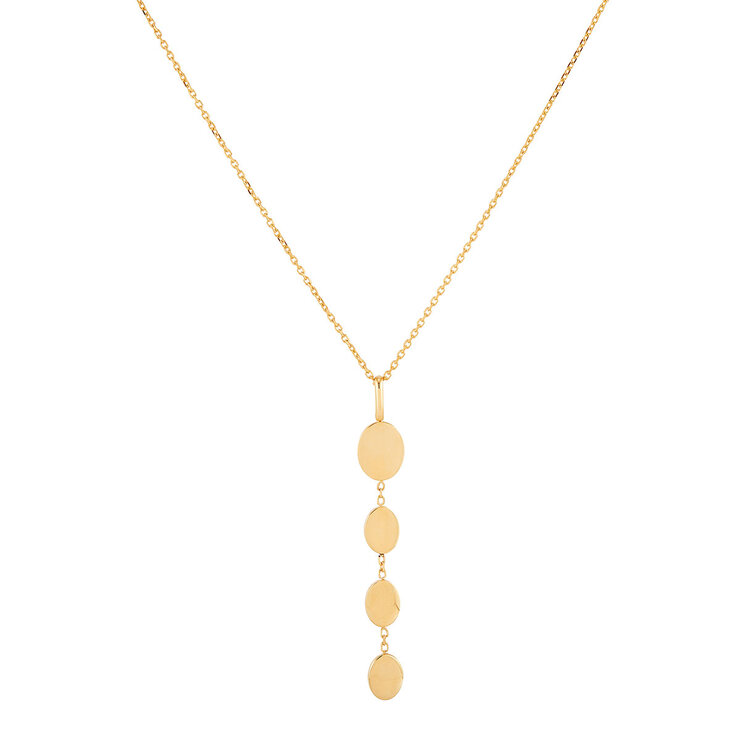 Dije, Óvalos, Oro Amarillo de 14K — Imagen 2 de 4